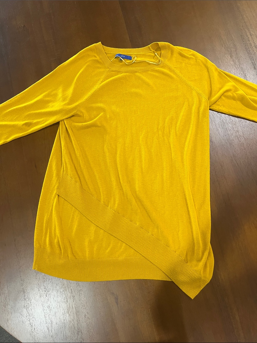 Apt. 9 Mustard Crewneck Sweater